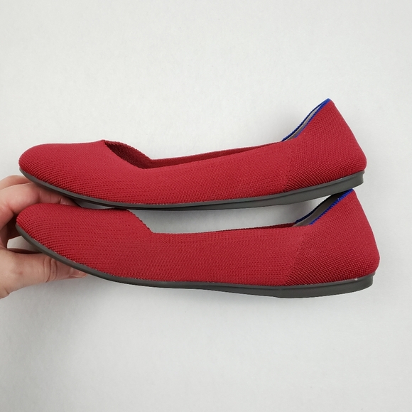 Rothy's The Flat Red Size 10 - Picture 6 of 12